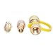 KIBOW 100% Solid Brass Propane/Natural Gas Quick-Connect Kit 3/8 inch Male Pipe Thread x 3/8 inch Female Pipe Thread- CSA Certified.