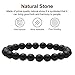 Anti EMF Radiation Protection Pendant, Scalar Energy Pendant Volcanic Lava Negative Ions Energy Pendant Necklace Orgone Pendant and Matte Black Agate Bracelet (one Pack Pendant and one Pack Bracelet)