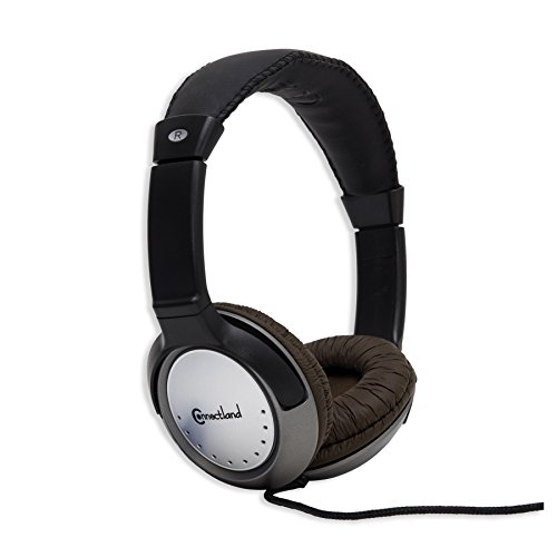Connectland CL-AUD63062 Circumaural Stereo Headphone with In-line Mic