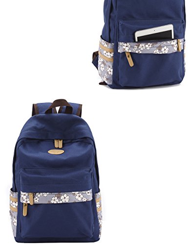 Mygreen Casual Style Canvas Backpack/School Bag/Travel Daypack Light Green