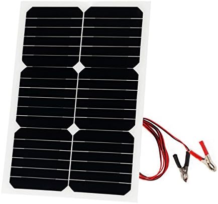 20 Watt Solar Panel Sunpower 18V 12V Portable Solar Panel Charger Bendable Thin Lightweight Solar Panel Battery Charger for RV, Car, Motorcycle, Boat Solar Module