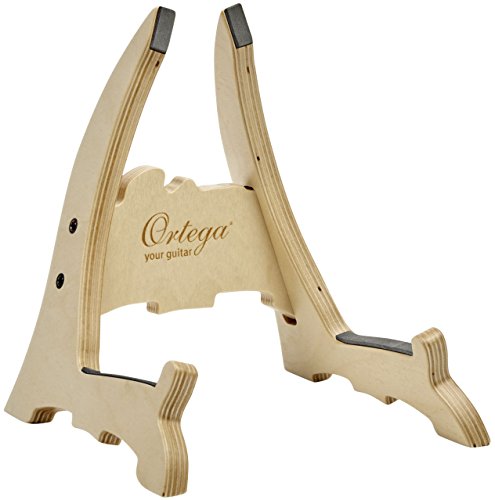 Ortega Guitars OWUS-2 Birch Wood Ukulele Stand, Natural Bright