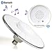 Morpilot Shower Head with Wireless Bluetooth Speaker, Fixed Bathroom Showerhead with High Pressure music Showerhead Jet, Removable Waterproof Shower Speaker - Built-in Mic to Play Music & Answer Calls