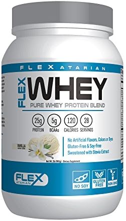 Flexatarian 100% Whey Protein, Vanilla, 2 Pound