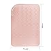 Sygile 11″ X 7.5″ Larger Size Heat Resistant Silicone Travel Mat, Anti-heat Pad for Hair Straighteners, Curling Irons, Flat Irons and Other Hot Styling Tools – Blush Pinkthumb 2