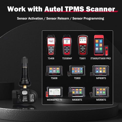 Autel MX Sensor Autel TPMS Sensor Set of 20 Programmable Sensors OE-Level for Tire PressureTire Pressure 2 in 1 315MHz/433MHz Press-in Programmable by TS508 TS408 TS508WF TS608 MS906TS MS906PRO-TS