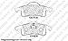 [Rear Premium Brake Kit]-[2 OEM Replacement Plain Disc Brake Rotors & 4 Semi-Metallic Brake Pads]-[UAP2704-NF-Semi]
