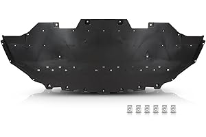 LQI Front Engine Splash Shield Cover Compatible with Ford Mustang 2018-2022 JR3Z17626A, FO1228164 Black Engine Splash Guard