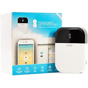 Sensibo Sky Smart Air Conditioner Controller Wifi Thermometer Monitoring Provides Smart Ac Control Compatible With Amazon Alexa Google Home Ios
