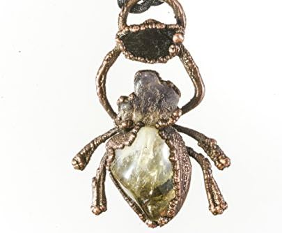 Black Tourmaline / Citrine / Amethyst Copper Necklace
