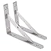 Amarine Made Pair of Stainless Steel Heavy Duty Shelf Brackets,8