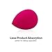 FANTCEN Cosmetic Blending Sponge Flawless Makeup Sponges Cosmetic Sponge Puff Egg Shaped Makeup Puff Sponge Set of 3 for Cream Foundation Powder Blush Teardrop (Pink)