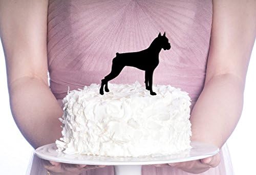 Boxer Dog Cake Topper, Wedding Cake Topper