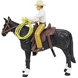 schleich team roping with cowboy