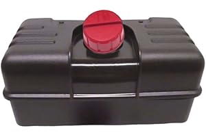 HogarTech 1 Gallon Plastic Fuel Tank for Tecumseh 34186A, Compatible with 8.5HP Chipper Shredder, Snow Blower & Lawn Mower – 