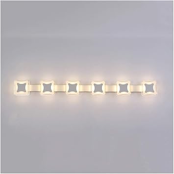 Zlymy Led Mirror Front Light Badezimmerspiegelleuchte Modern Minimalist Mirror Scheinwerfer Beleuchtung Badezimmereinrichtungen Bad Led Mirror Scheinwerfer Mirror Front Light Amazon De Kuche Haushalt