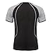Men Sauna Sweat Shirt Workout Neoprene Top Training Body Shaper Clothes Sweat Sauna Suit Exercise Fitness Short Sleeve