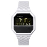 Nixon The Rubber Re-Run Watch in White and Black,Watches for Men