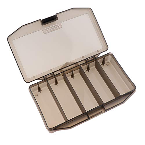 Homyl 17,5 x 8,5 x 3 cm - Leicht Angelbox Angelkasten Leer Köderbox mit Fächern für Kunstköder, Angelgerät oder… – Bild 7