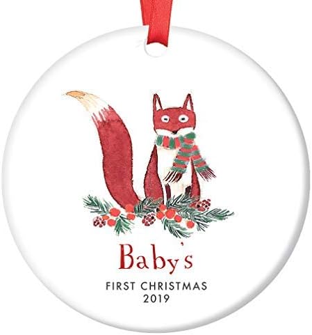 Decoration De Noel Pour Bebe Renard Mignon Pour Nouveau Ne Garcon Maman Papa 1er Jour De Vacances Cadeau Souvenir Amazon Ca Maison Et Cuisine