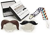 B.B. Pacifier Clip 3-Pack by Bodacious Bambino | 2-Sided Binky Clips for Baby Boys | Universal Soothie Pacifier Holder