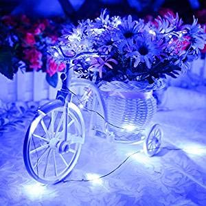 MIUI USB String Lights, 33ft 100 LED Waterproof Decorative Lights USB Fairy Lights for Indoor and Outdoor, Bedroom, Patio, Garden, Wedding, Parties(Blue)