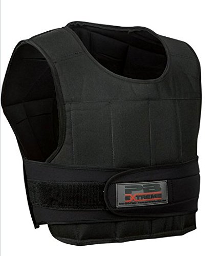 Perform Better Extreme Fitness Adjustable Weighted Weight Vest, 10 lb,