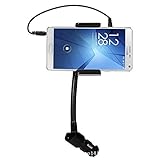 Powerlead SVK01 Wireless 3-in-1 In-Car holder with USB Car Charging Hands-Free Calling MP3 Player for IOS Android Smartphone/MP3 /MP4 and Other Devices(Black)