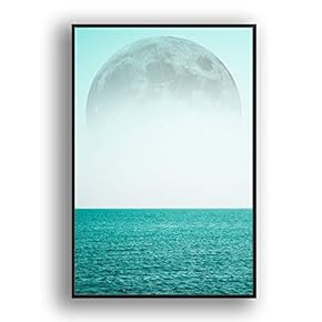 Framed Canvas Wall Art for Living Room, Bedroom Coast and Sea Canvas Prints for Modern Home Decoration Ready to Hang - 16"x24" inches