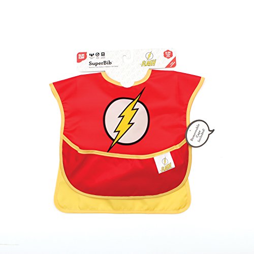 Bumkins DC Comics SuperBib with Cape, Flash (6-24 Months)