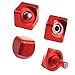 JZH Metal Aluminum Infinity Cube Fidget Hand Spinner Finger Spin Toys, Removable Finger Gyro Rubik Cube Naughty toys. (Red)