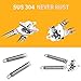 Kebley Stainless Steel Can Opener Manual Food-safe Good Gripswith Built-in Bottle Opener