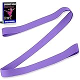Ballet Stretch Band For Dancers - Prime Quality Elastic Stretching Band Bonus E-Book Included (Purple)