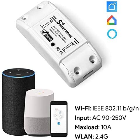Cloverclover WiFi Smart Switch Temporizador universal para la aplicacin Smart Life Alexa Google Home