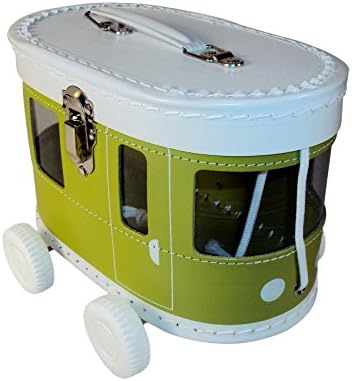 Trolley Car Carrying Case - For Toy Storage, Play, Collecting, Decorative Display. Colorful, Attractive Storage &amp; Sturdy Play Case. Made with a Durable 100% PCW Eco-Fiberboard - by KidStyle.