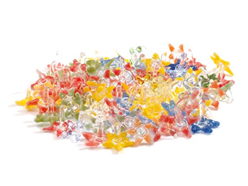 50+10 Premium Glass Starfish Pipe Screens (1/4" - 3/8") - Jack/Daisy Hybrid Pipe Screen by Up in Smoke Pipe Screens