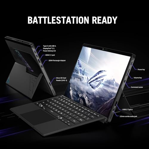 ASUS ROG Flow Z13 (2025) Gaming Laptop, 13” ROG Nebula 16:10 2.5K 180Hz/3ms, AMD Ryzen AI MAX+ 395, RDNA 3.5 Graphics, 128GB LPDDR5X 8000MHz, 1TB PCIe Gen 4 SSD, Wi-Fi 7, Win 11 Pro, GZ302EA-XS99
