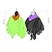 FiGoal Halloween Party Indoor and Outdoor Realistic Looking Decoration Set of 6 PCS 17in Hanging Ghost Haunted House Decor Accessories