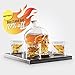 Royal Decanters Skull Shaped Glass Whiskey and Liquor Decanter Gift Set - Includes 4 Double Walled Skull Shot Glasses Also for Brandy Tequila Bourbon Scotch Rum -Alcohol Related Gifts for Dad (750ML)