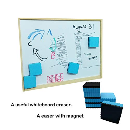 16pcs Dry Erase Erasers,White Board Eraser,Small Size 1.97Inch
