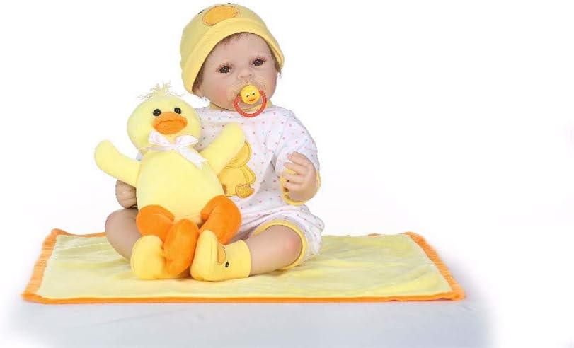 Prezzo LVYE1 Bambole Reborn Bambine 20 Pollice Silicone per Tutto Il Corpo Vinile - Regalo Fatto a Mano Occhi Marrone di impianto Artificiale per Bambino da Ragazza Giocattoli Regalo Offerte