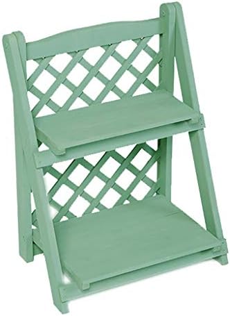Flower stand Mini flower stand,Wooden Plant Display Ladder Storage Rack for Home decor, desktop (color : B2)