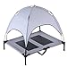SUPERJARE Large Dog Cot - Silver Gray
