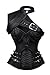 Charmian Women's Steampunk Gothic Heavy Strong Steel Boned Corset with Zipper