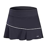 32e-SANERYI Women's CoolDry High Elastic Tennis Athletic Skirt with Shorts (4 Colors / 5 Size X-Small to X-Large) #2021