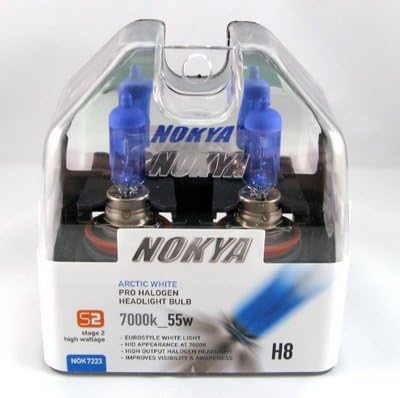 Nokya H8 Arctic White Stage 2 7000K Halogen Headlight / Fog Light Car Light Bulb Replacement
