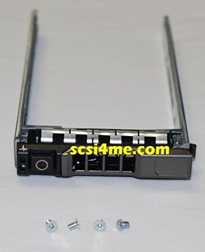 SCSI4ME 2.5" SAS SATAU Drive Carrier Tray Sled Caddy for Dell Poweredge T310 T410 T610 T710 T320 T420 T620 T430 T630 M600 M605 M805 M905 M1000e M610 M610X M710 M710HD M910 M915. Replacing G176J 0G176J Y961D 0Y961D T961C 0T961C.