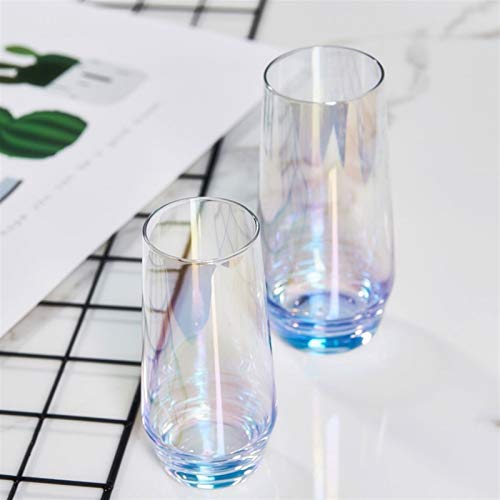 YAOLUU Biergläser/Cocktailgläser 2ST Trinkgläser for Wasser, Getränke & Cocktails, klaren Kristallglas Tumblers… – Bild 5