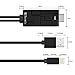 Baymic Compatible with iPhone iPad to HDMI Adapter Cable for TV Projector Monitor, 6.6ft Digital AV Adapter 1080P HDTV Connector Cord Compatible with iPhone Xs Max XR 8 7 6Plus iPad Pro Mini Air