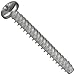 Small Parts 0212LPP Steel Thread Rolling Screw for Plastic, Zinc Plated, Pan Head, Phillips Drive, #2-28 Thread Size, 3/4